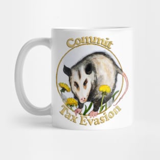Tax Evasion Opossum Mug